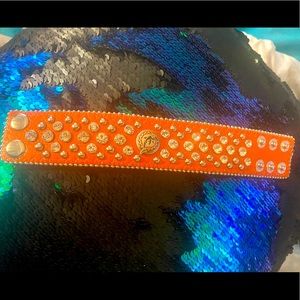 Miami dolphins leather band bracelet